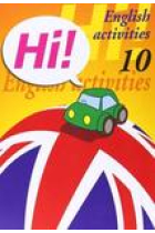 Hi! nº 10 English activities. Cuaderno de inglés con actividades diversas