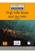 Vingt Mille Lieues Sous les Mers Lecture Fle + CD Deuxième Édition (Lectures clé en français facile) Niveau A1