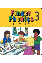 Finger Phonics book 3: in Precursive Letters (British English edition): G, O, U, L, F, B Bk. 3 (Jolly Phonics: Finger Phonics)