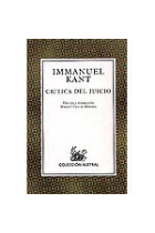 Crítica del juicio (Ed. y trad.Manuel García Morente)