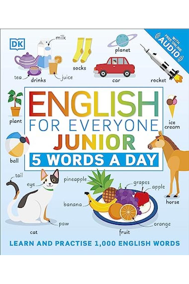 English for Everyone Junior 5 Words a Day: Learn and Practise 1,000 English Words