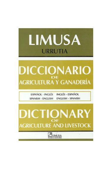 Diccionario de agricultura y ganadería español-ingles/inglés-español