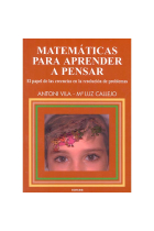 Matemáticas para aprender a pensar