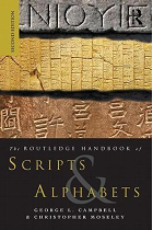 The Routledge handbook of Scripts and Alphabets