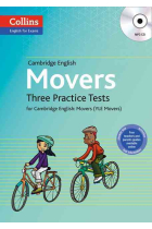 Cambridge English Movers Three Practice Tests for Cambridge English: Movers (YLE Movers) + CD-MP3