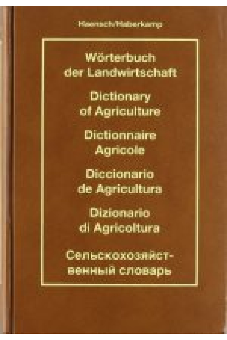 Diccionario de Agricultura (alemán-inglés-francés-español-italiano-ruso)