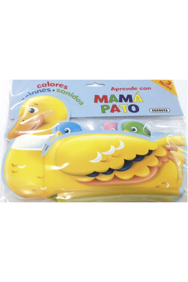 Aprende con mamá pato. Colores, acciones y sonidos