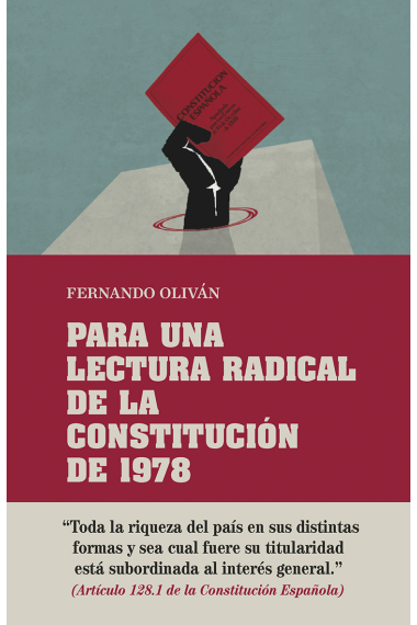 Para una lectura radical de la Constitución de 1978