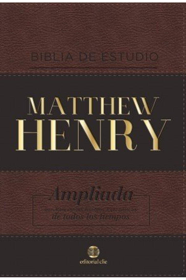 Biblia de estudio Matthew Henry (Leathersoft Clçsica)