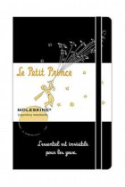 Moleskine* Le Petit Prince Rayas Pocket (cartoné-negro)