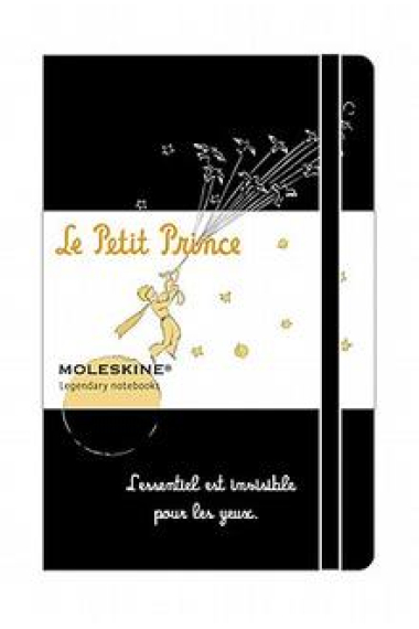 Moleskine* Le Petit Prince Rayas Pocket (cartoné-negro)