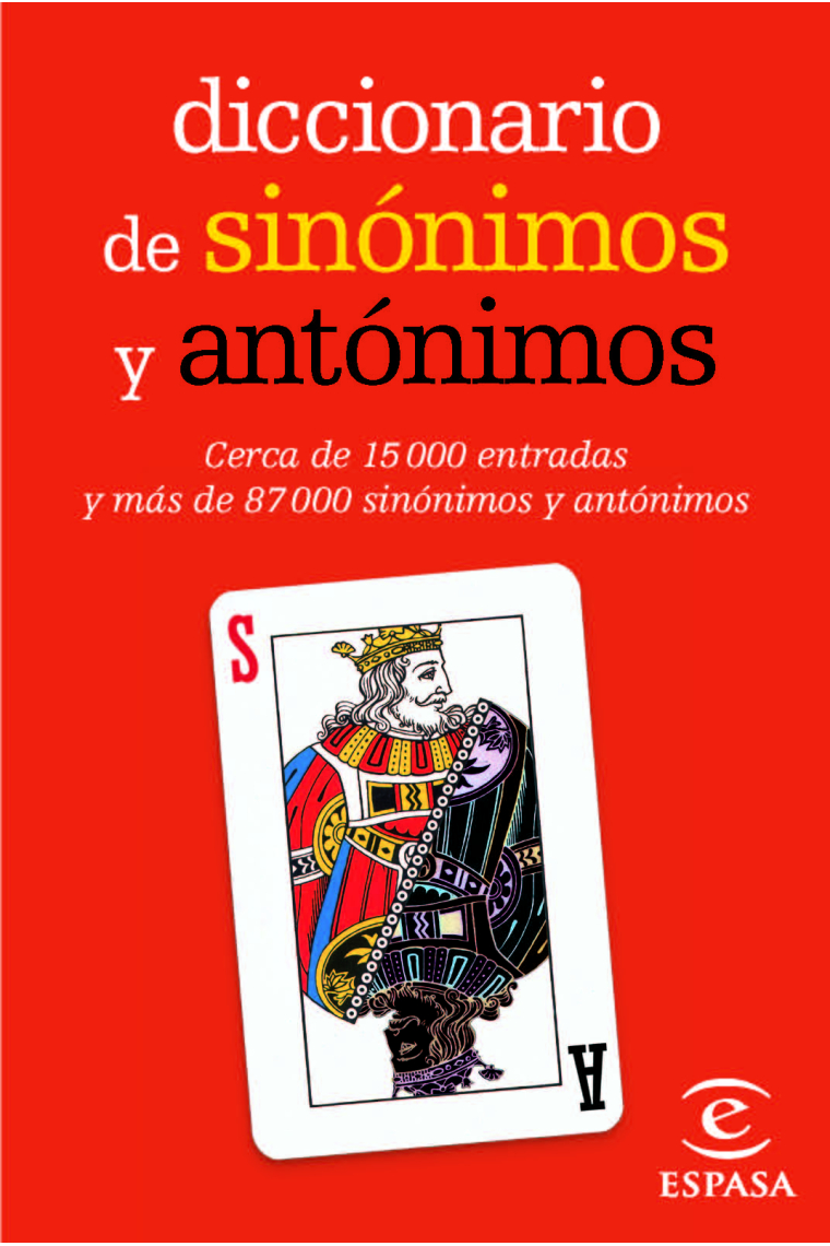 Diccionario de sinónimos y antónimos