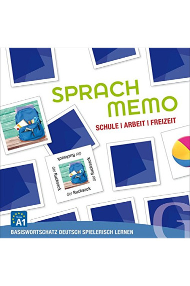 Sprachmemo Deutsch: Schule, Arbeit, Freizeit (juego)