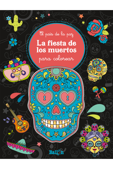 La fiesta de los muertos para colorear