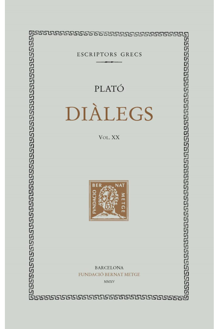 Diàlegs, vol. XX: Les lleis (llibres IV-VI)