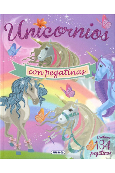 Unicornios con pegatinas