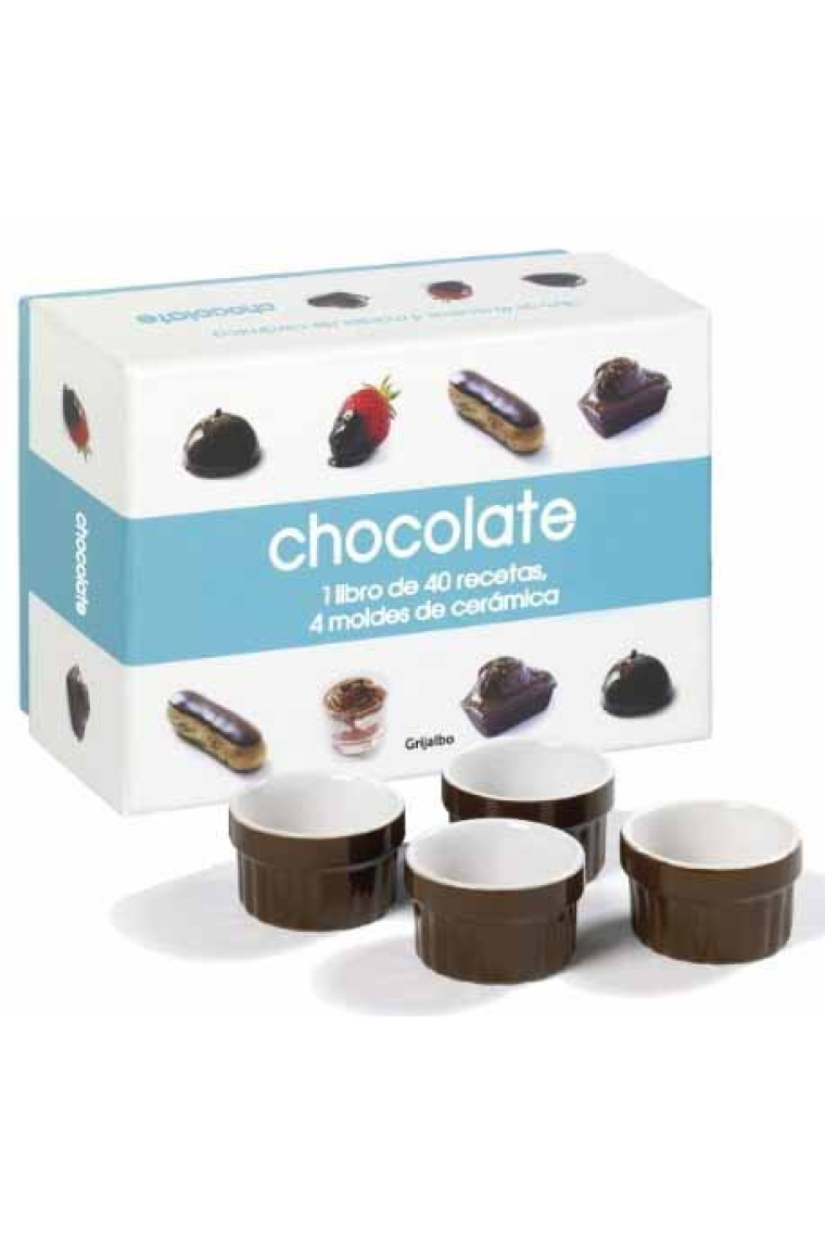 Chocolate (caja con libro + 4 cuencos de cerámica)