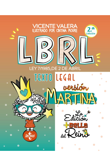 LBRL versión Martina. Ley 7/1985, de 2 de abril, Reguladora de las Bases de Régimen Local. Texto Legal