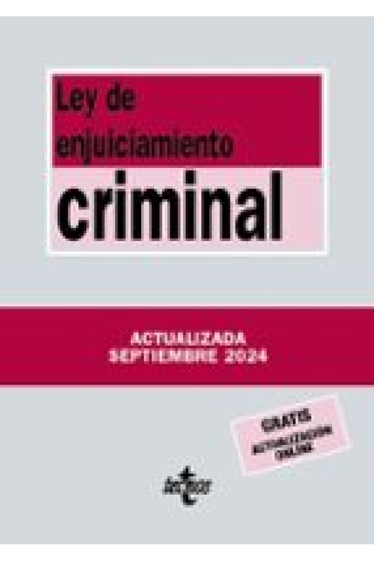 Ley de Enjuiciamiento Criminal (Edición 2024)