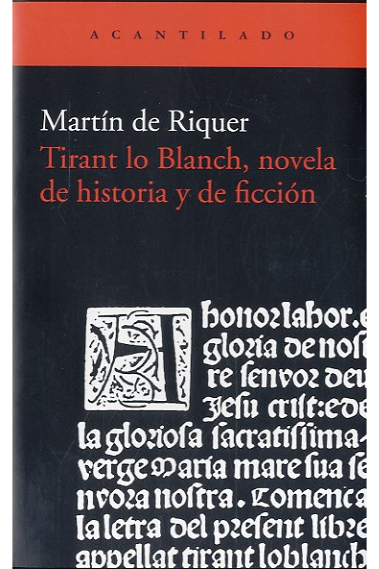 Tirant lo Blanch, novela de historia y ficción