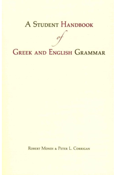 A student handbook of greek and english grammar