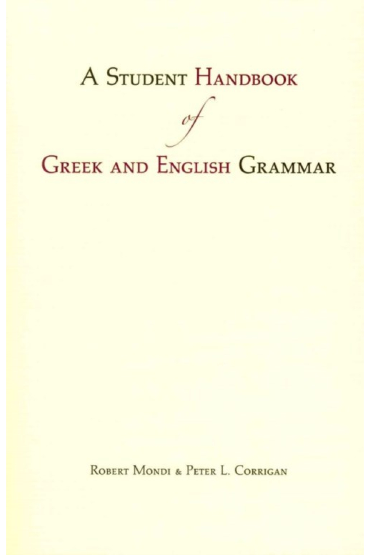 A student handbook of greek and english grammar