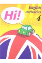 Hi! nº 4 English activities. Cuaderno de inglés con actividades diversas