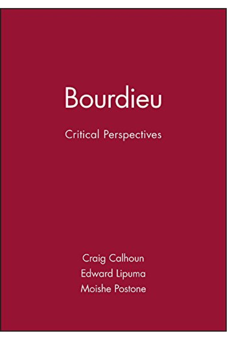 Bourdieu: Critical Perspectives