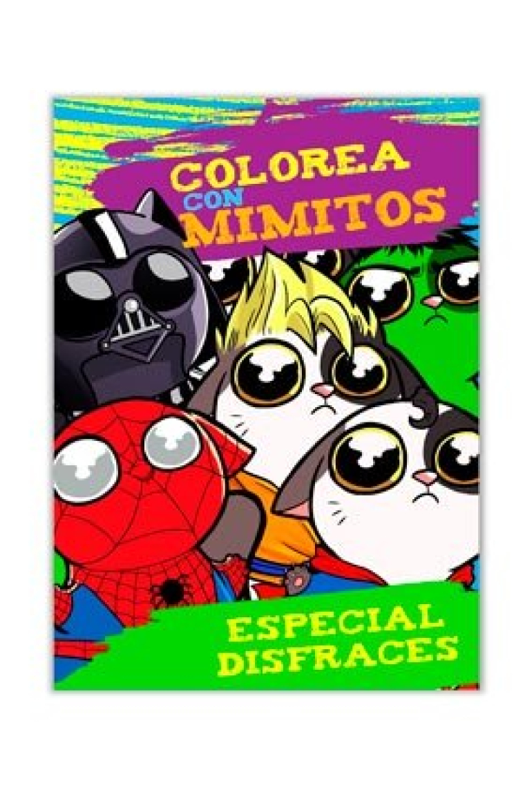 Colorea con Mimitos. Especial disfraces