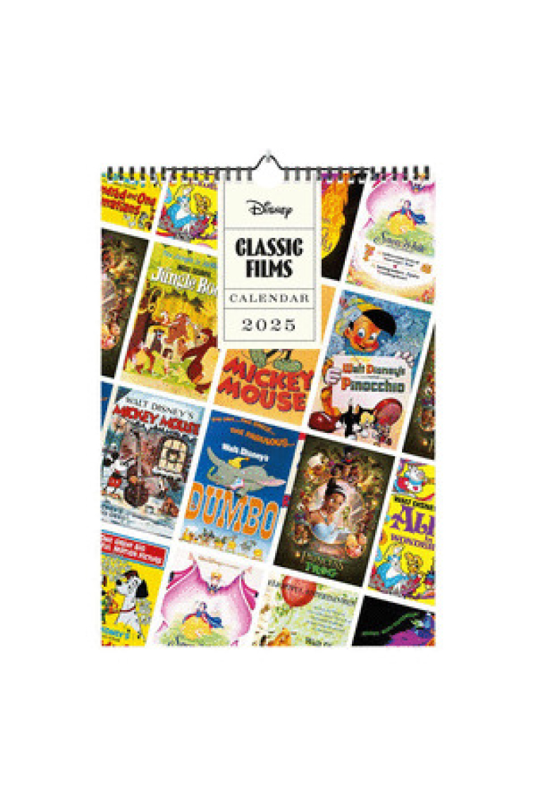 CALENDARIO A3 2025 DISNEY CLASICOS