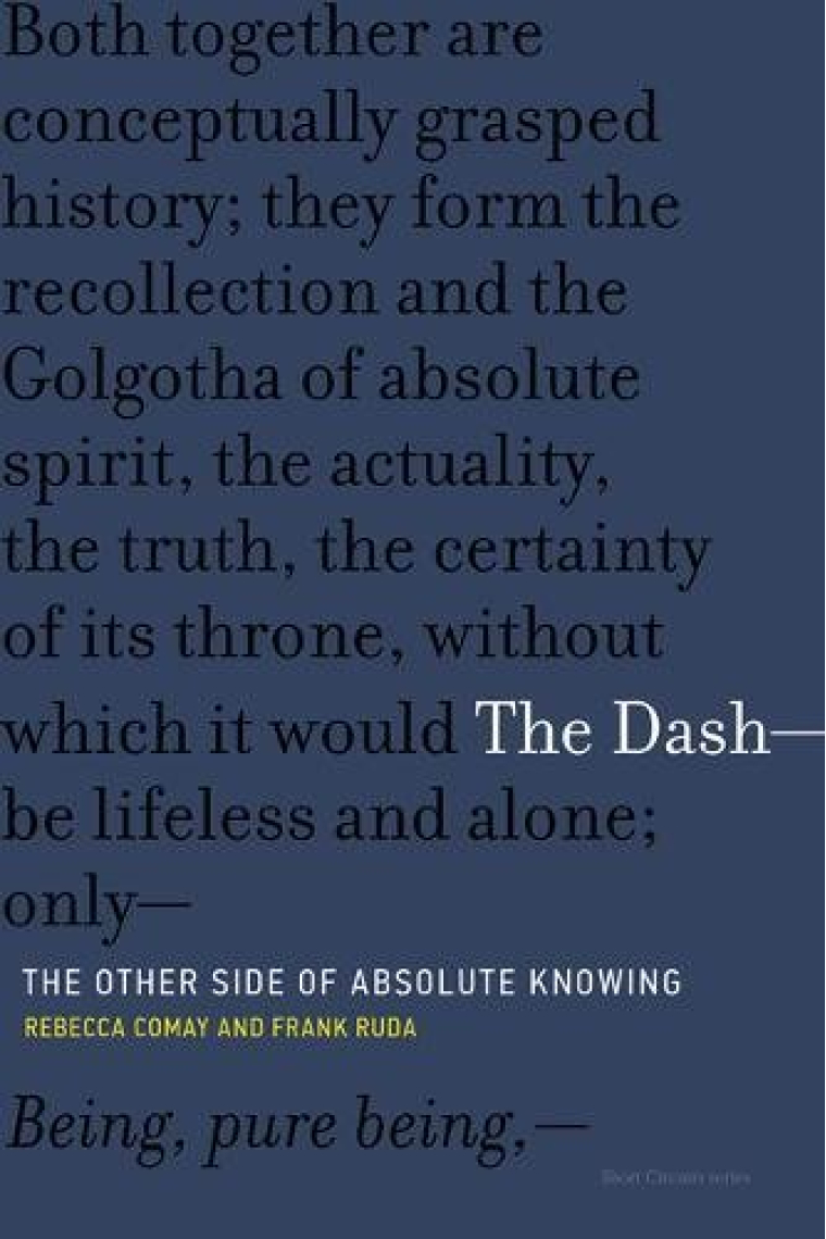 The dash-: The other side of absolute knowing