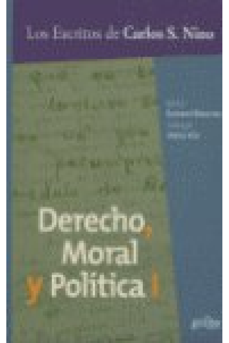 Derecho, moral y política I