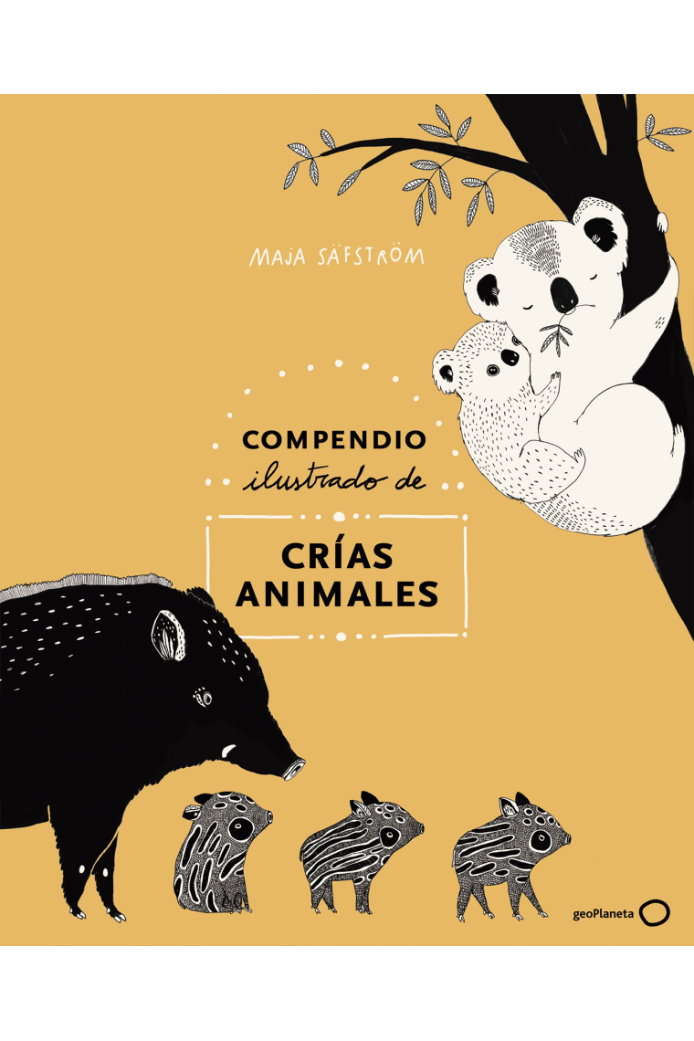 Compendio ilustrado de animales y sus crías