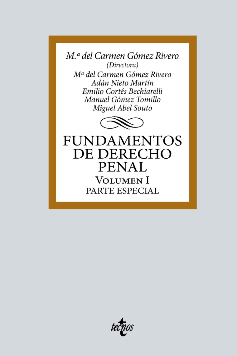 Fundamentos de Derecho Penal. Volumen I. Parte especial (2023)