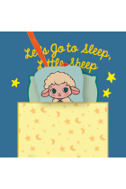 Books for Babies - Let's Go to Sleep, Little Sheep. Libro de tela suave en INGLÉS para bebés entre 0 y 36 meses. Interactivo y con una oveja de juguete.