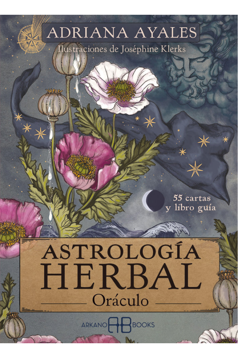 Astrología herbal. Oráculo (55 cartas y libro guía)