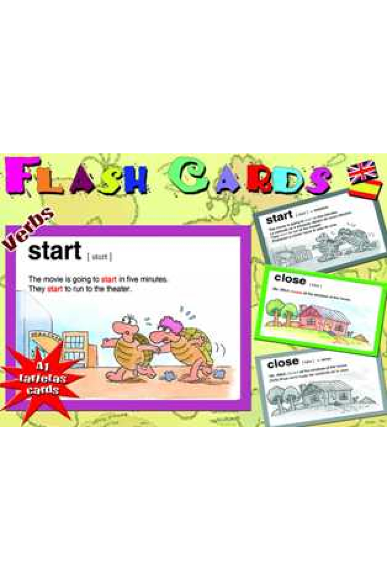 Flash Cards Verbs Inglés - Español