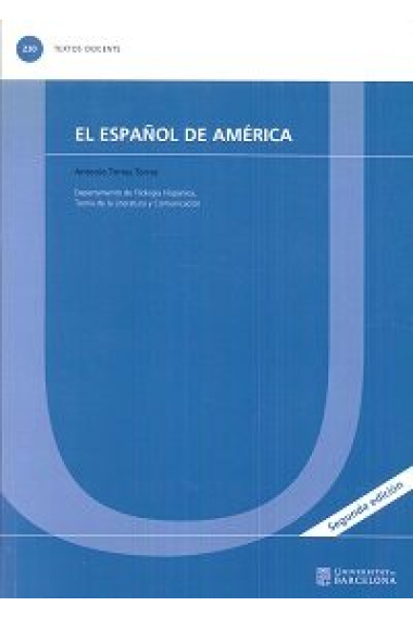 El español de América (Textos Docents 230)