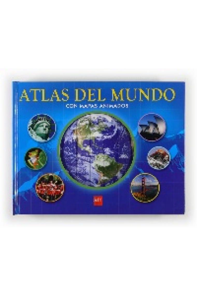 Atlas del mundo con mapas animados