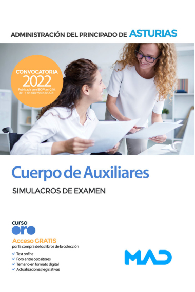 CUERPO AUXILIAR ADMINISTRACION PRINCIPADO DE