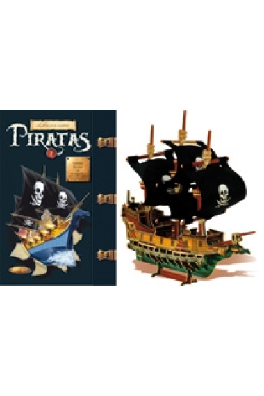 LLibres per construir. Pirates (maqueta de fusta + llibre)