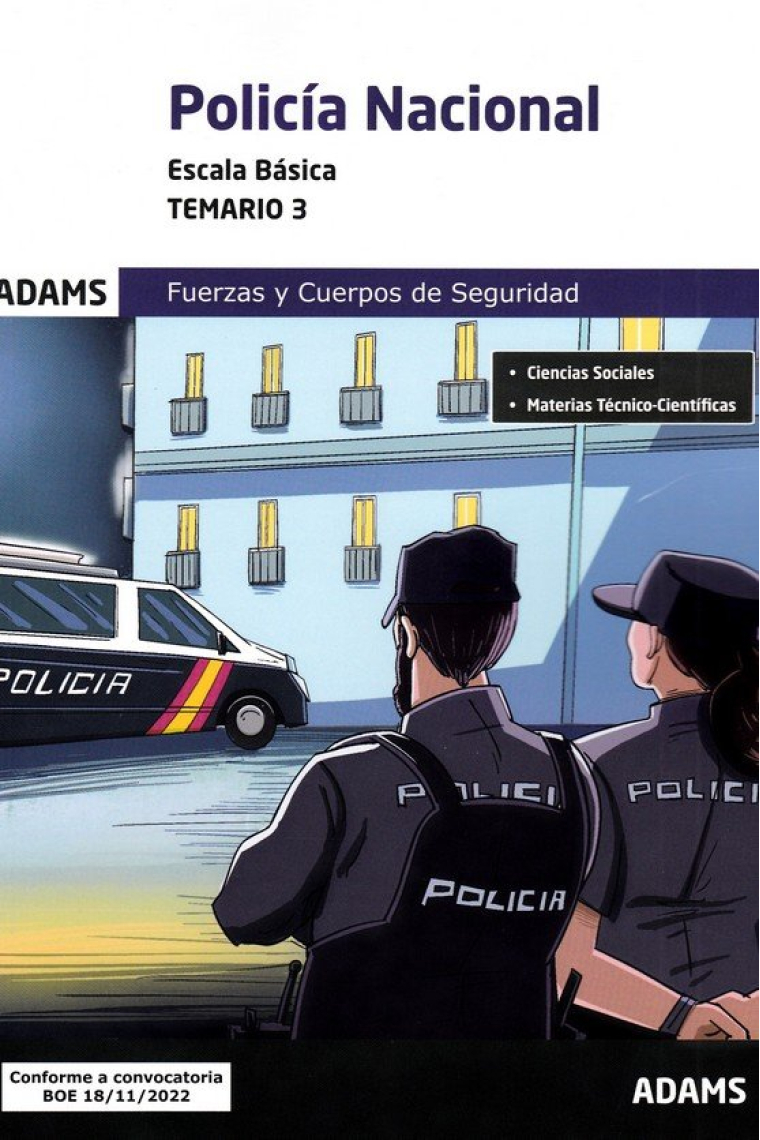 TEMARIO 3 POLICIA NACIONAL ESCALA BASICA