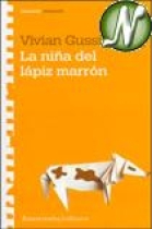 La niña del lápiz marrón