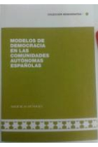 Modelos de democracia en las comunidades autónomas españolas