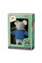 PELUCHE 13CM RATON SAM LA CASA DE LOS RATONES