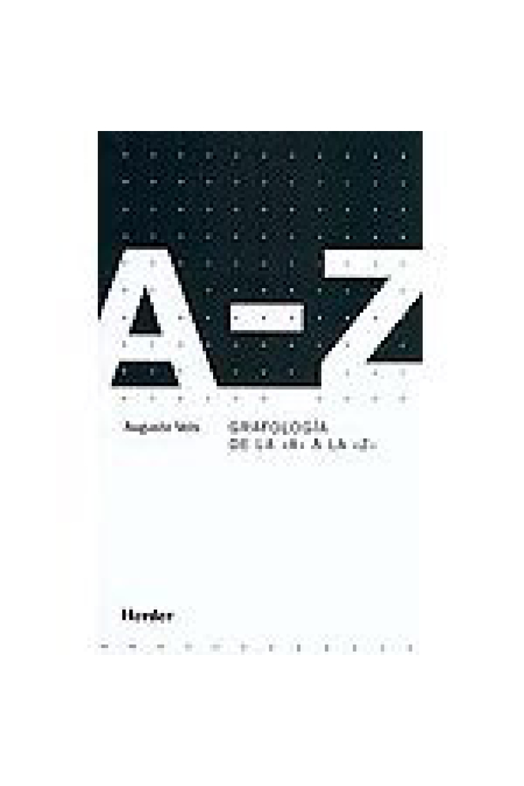 Grafología de la  A a la Z