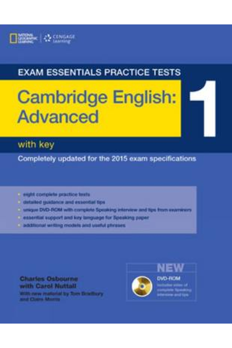 Exam Essentials CAE Cambridge English Advanced Practice Tests 1 with key and DVD-ROM