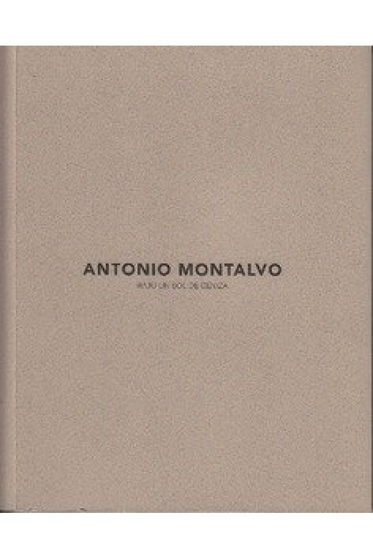 ANTONIO MONTALVO BAJO UN SOL DE CENIZA