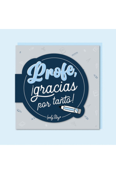 TARJETA DE FELICITACION PROFE GRACIAS POR TANTO