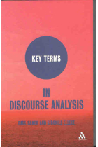 Key Terms in Discourse Analysis